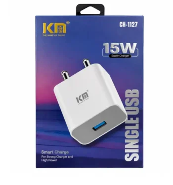 KM - 15W Super Charger Single USB - CH-1127