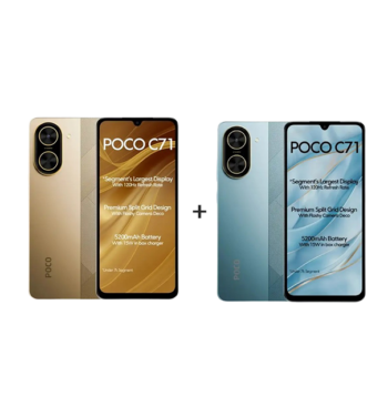 Grab 2 POCO C71 5G at ₹12199 Only! (Combo Offer)