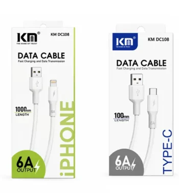 KM - DC108 Iphone and Type C Data Cable - 6A Output