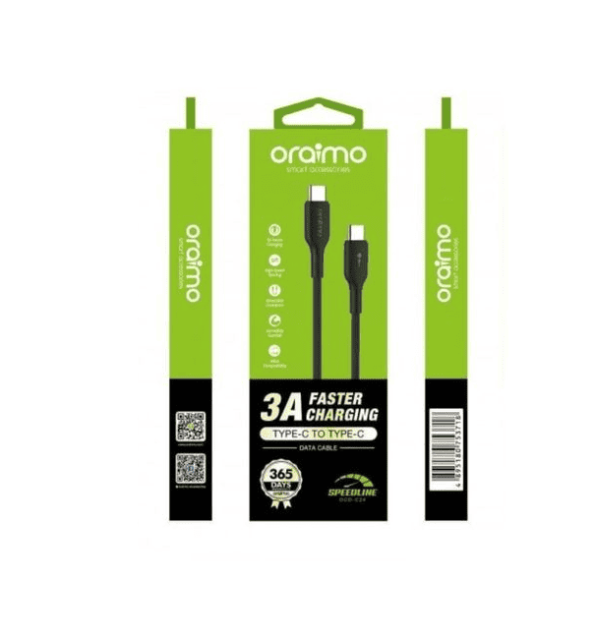 Oraimo - Speed Line OCD-C24 - 3A Faster Charging Type-C to Type-C Data ...