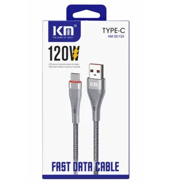 KM DC123 - Type-C 120W - Fast Data Cable