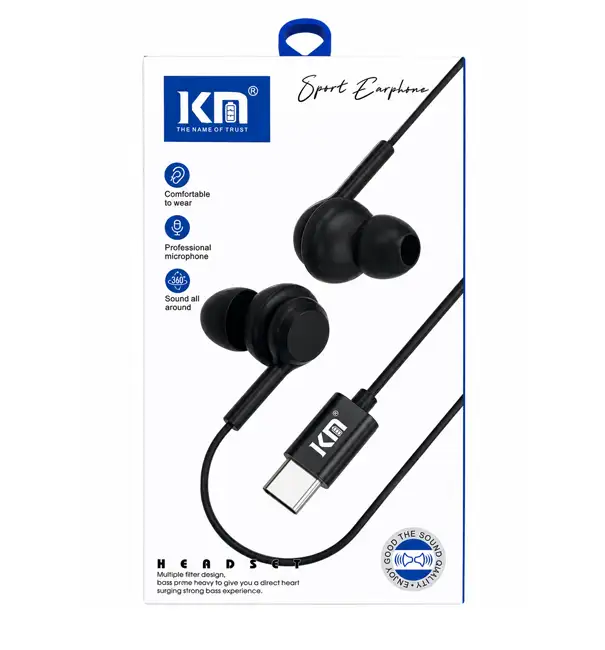 KM - M54 - Sport Stereo Earphone