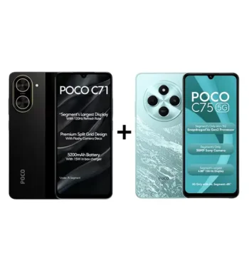 Grab the (POCO C71 + Poco C75 5G) Combo Offer