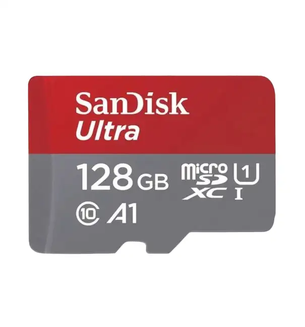 Sandisk Ultra MicroSDXC UHS-I Card 128GB - Red/Grey